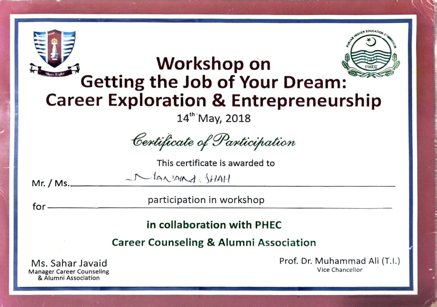 Career Exploration & Entrepreneurship Workshop